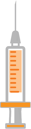 Once-every-2-weeks dosing schedule, graphic